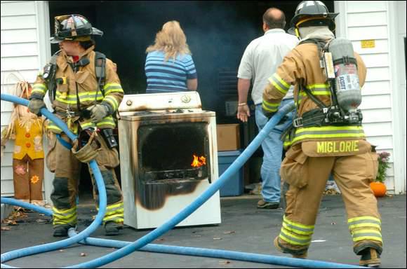 Dryer Lint Increases Fire Risk